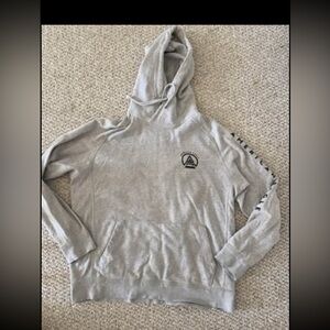 American Eagle Outfitters grey logo hoodie men's large.